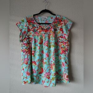 Floral Women's Top - Multicolor